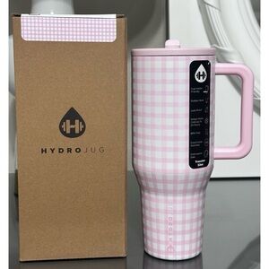 Hydrojug 32oz Traveler, PINK GINGHAM